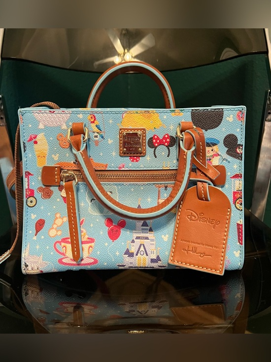 Dooney & Bourke Handbags - Disney Dooney & Bourke Bag Jerrod Maruyama Theme Park Icons Zip Crossbody Bag